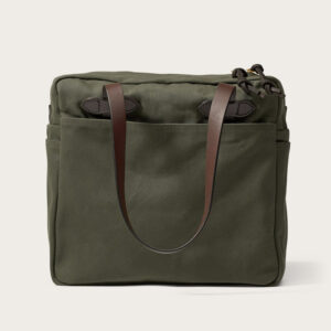 FILSON - RUGGED TWILL TOTE BAG WITH ZIPPER